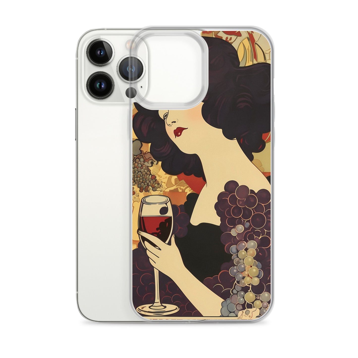 iPhone Case - Vintage Adverts - Wine and Grapes