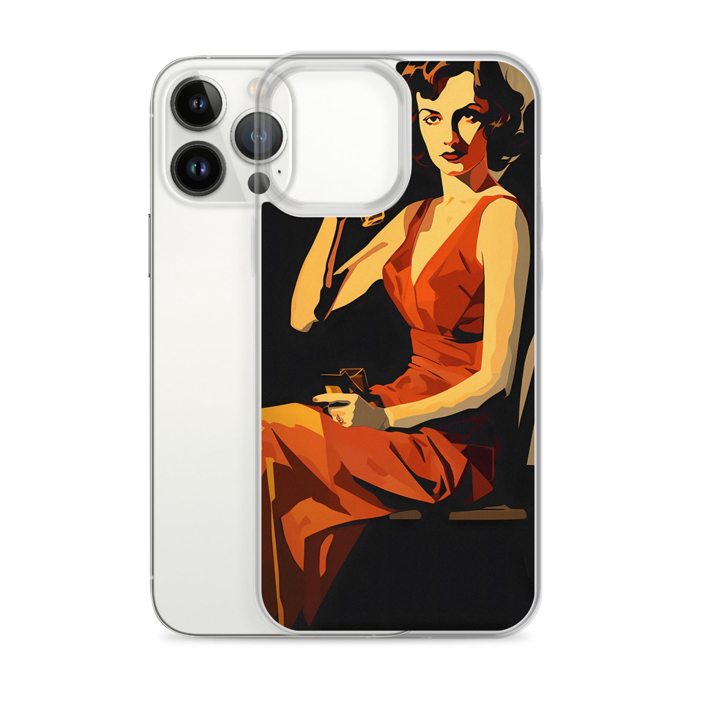 iPhone Case - Vintage Noir Pin-Up