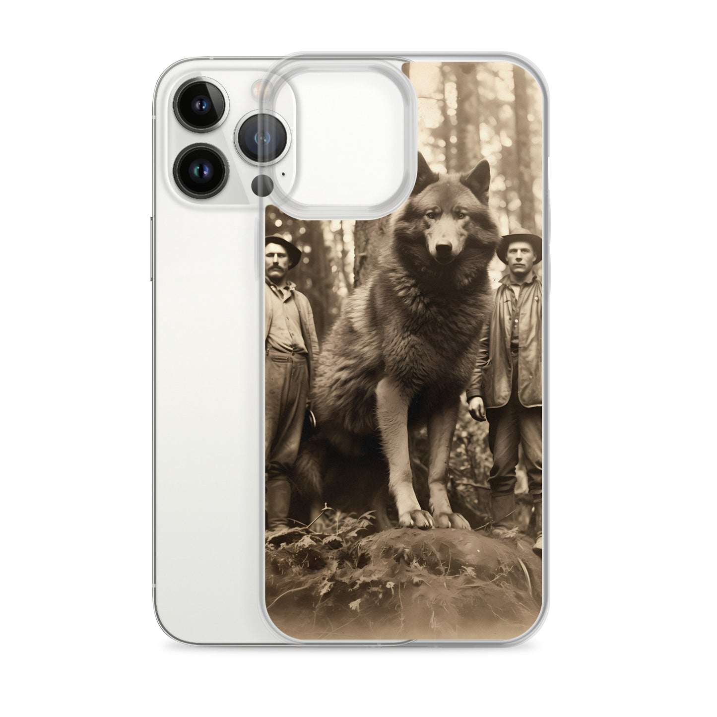 iPhone Case - The Logger and the Wolf