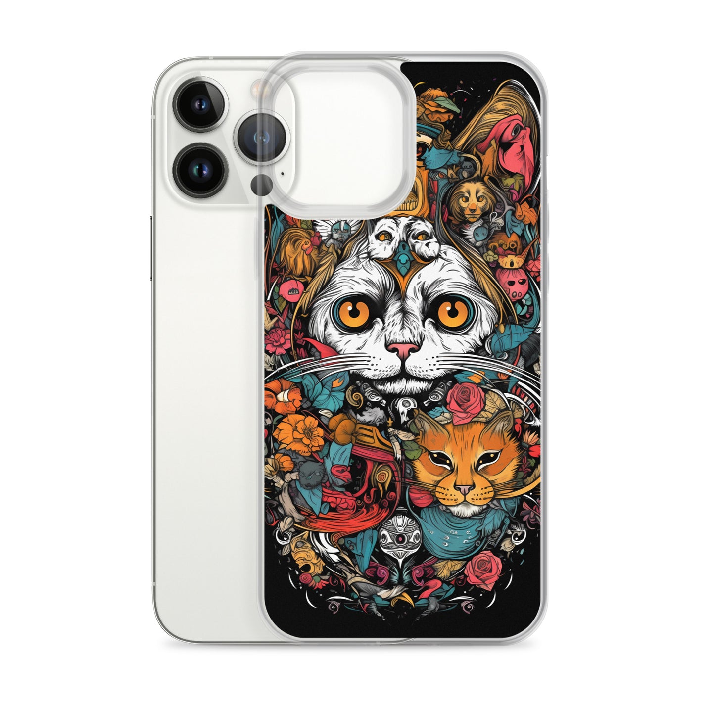 iPhone Case - Whimsical Cat Menagerie