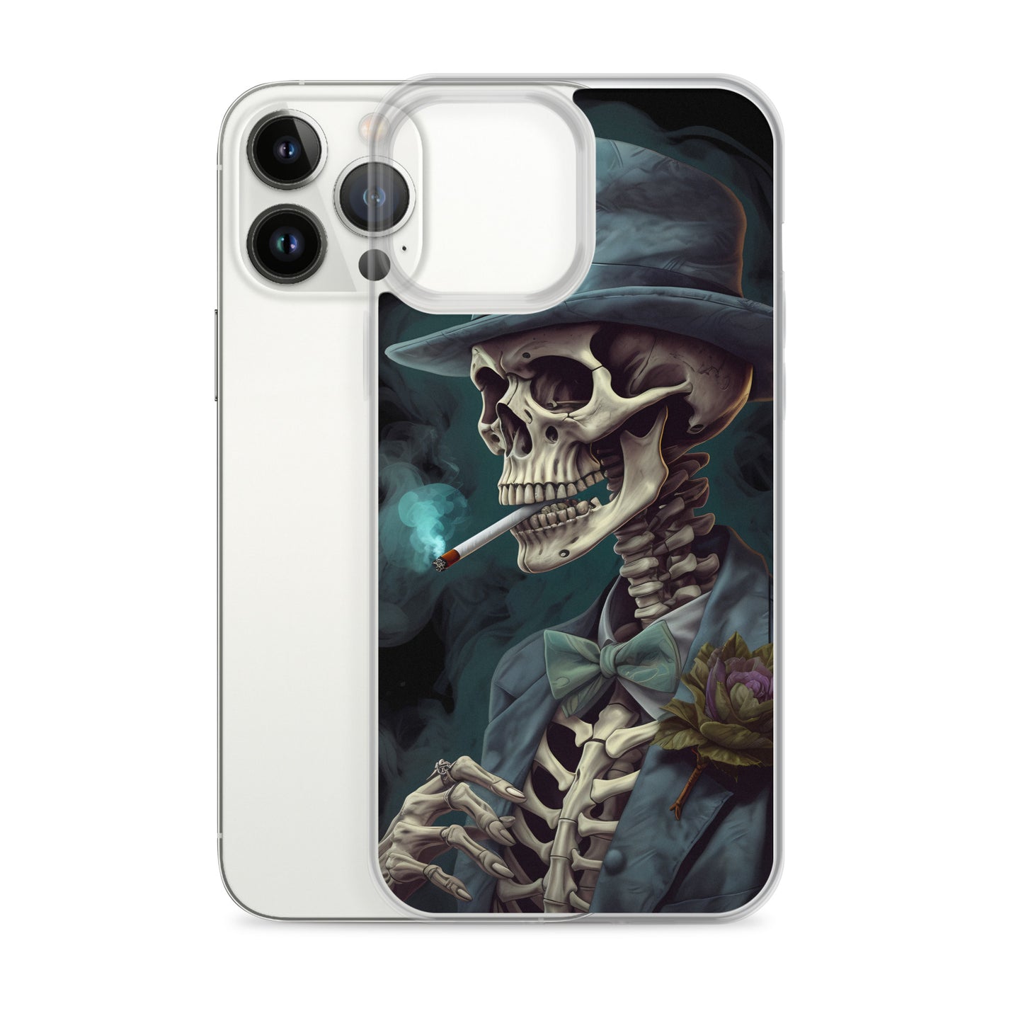 iPhone Case - Skeleton in Smoking Jacket