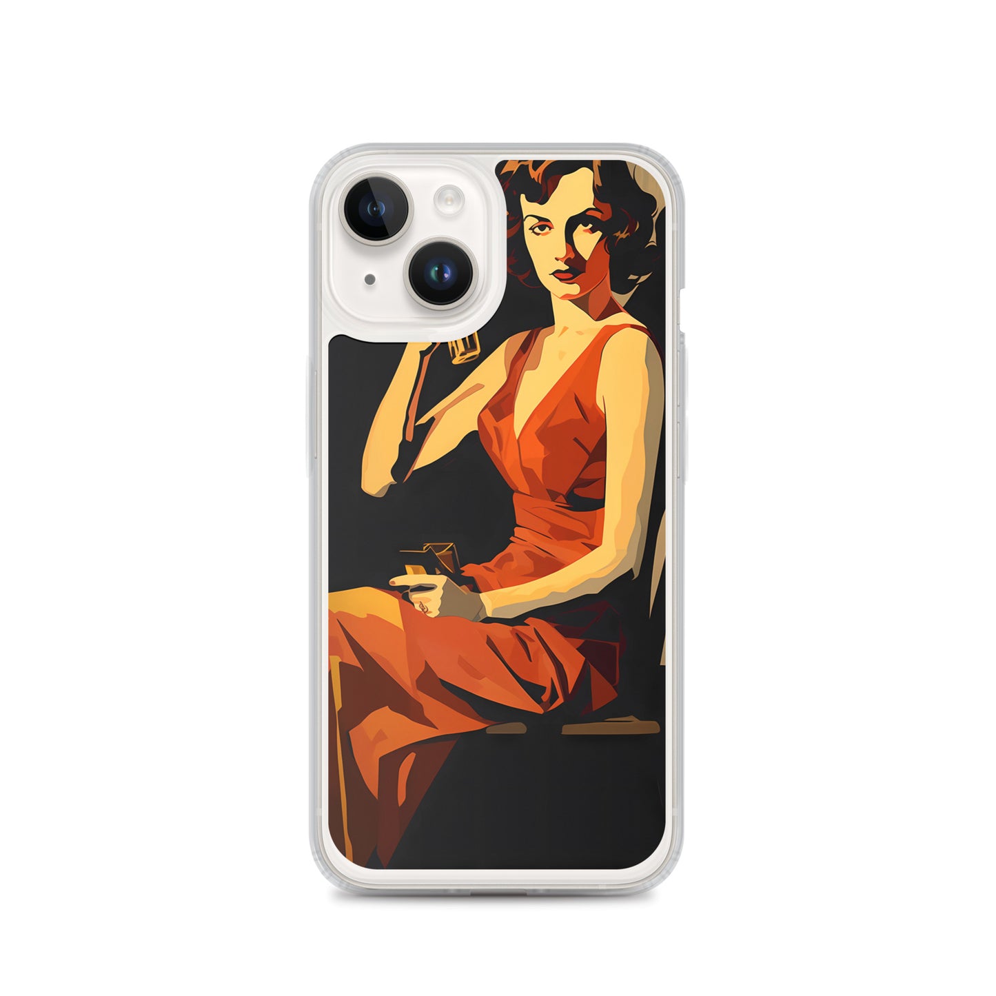 iPhone Case - Vintage Noir Pin-Up