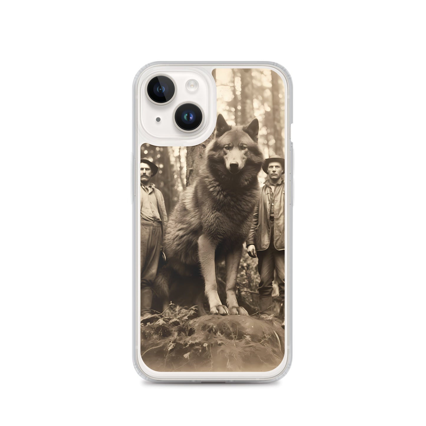 iPhone Case - The Logger and the Wolf