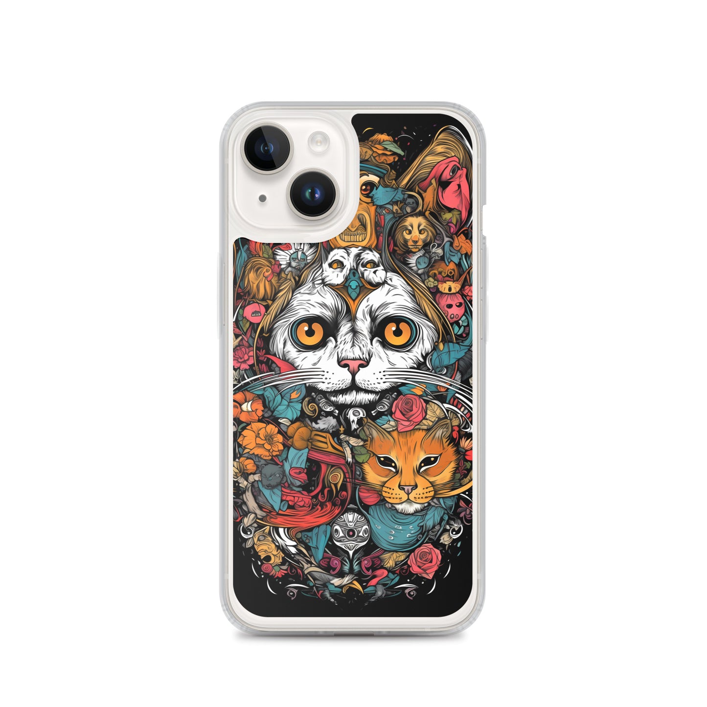 iPhone Case - Whimsical Cat Menagerie