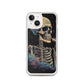 iPhone Case - Cosmic Skeleton Smoking