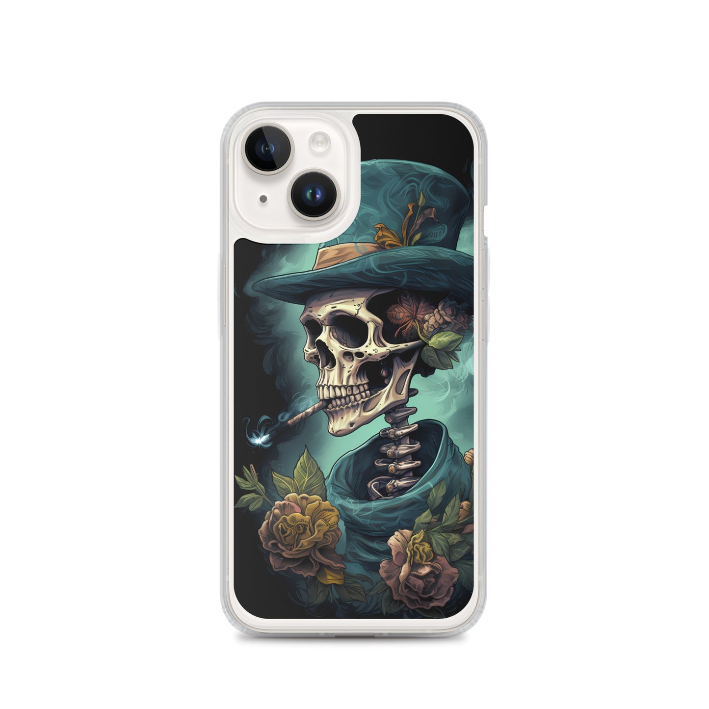 iPhone Case - Gothic Rose Skeleton