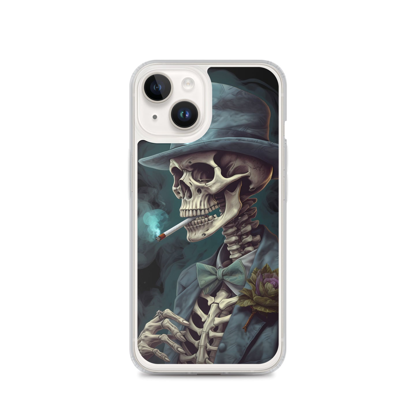 iPhone Case - Skeleton in Smoking Jacket