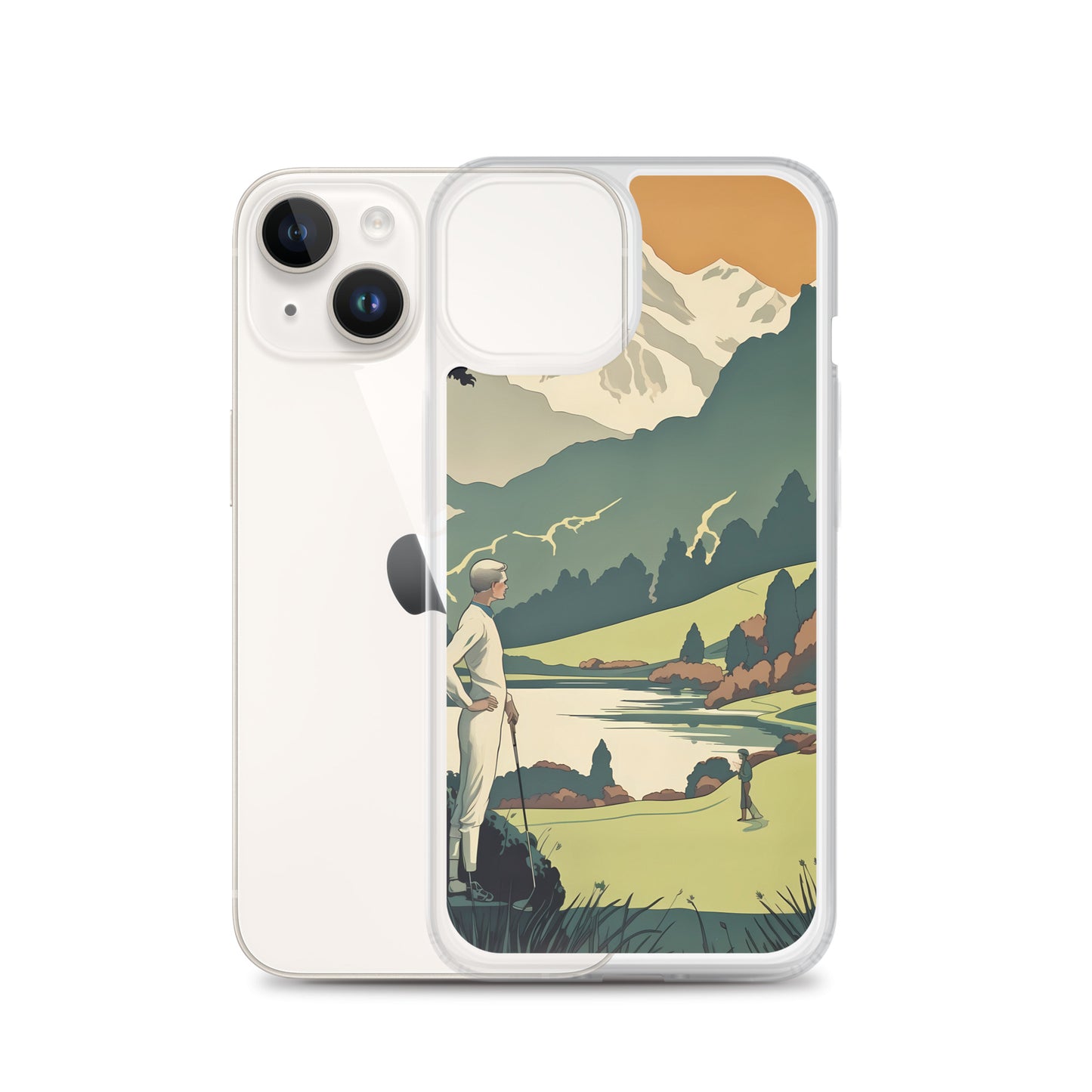 iPhone Case - Vintage Adverts - Mountain Golf