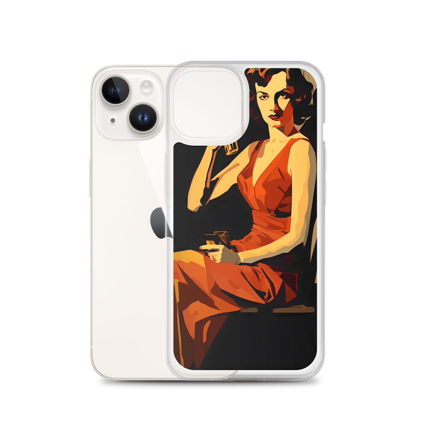 iPhone Case - Vintage Noir Pin-Up