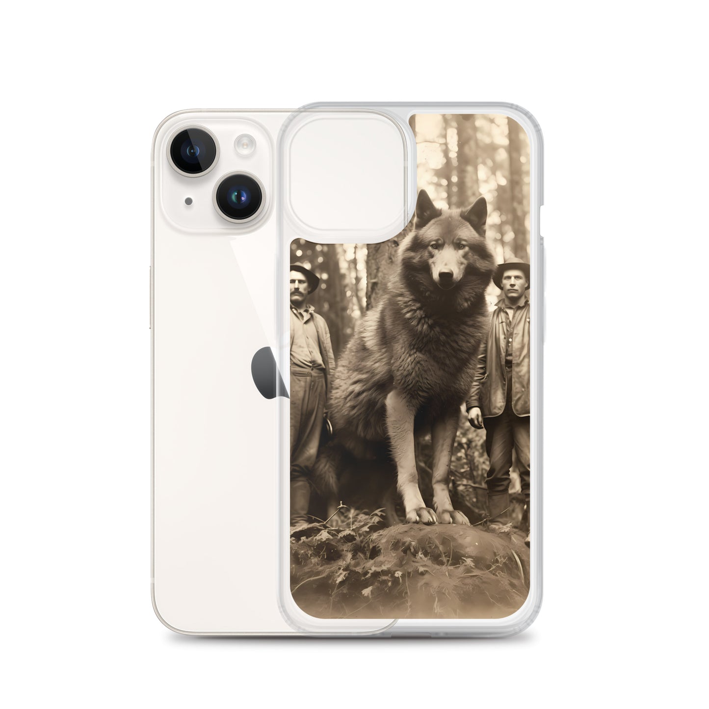 iPhone Case - The Logger and the Wolf