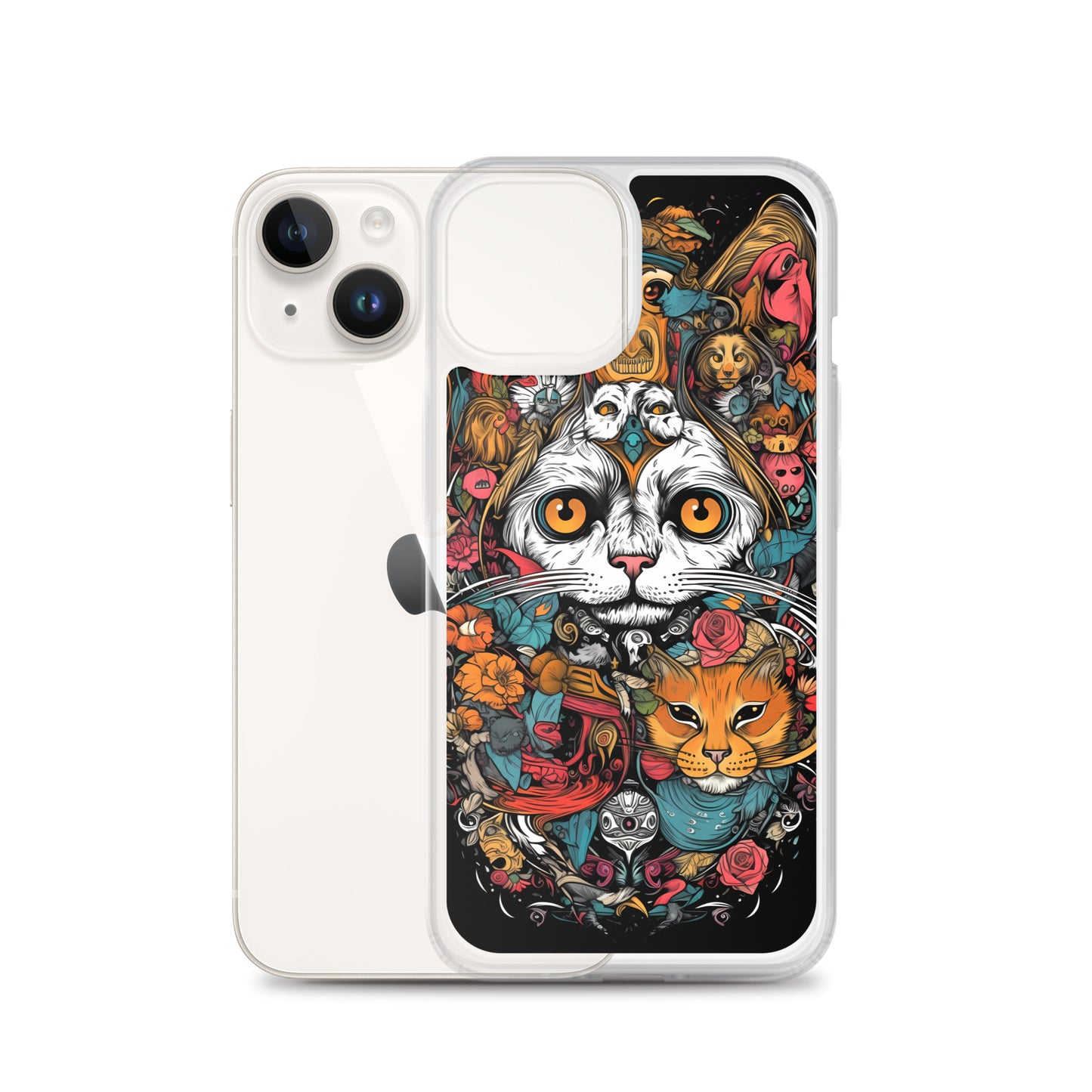 iPhone Case - Whimsical Cat Menagerie