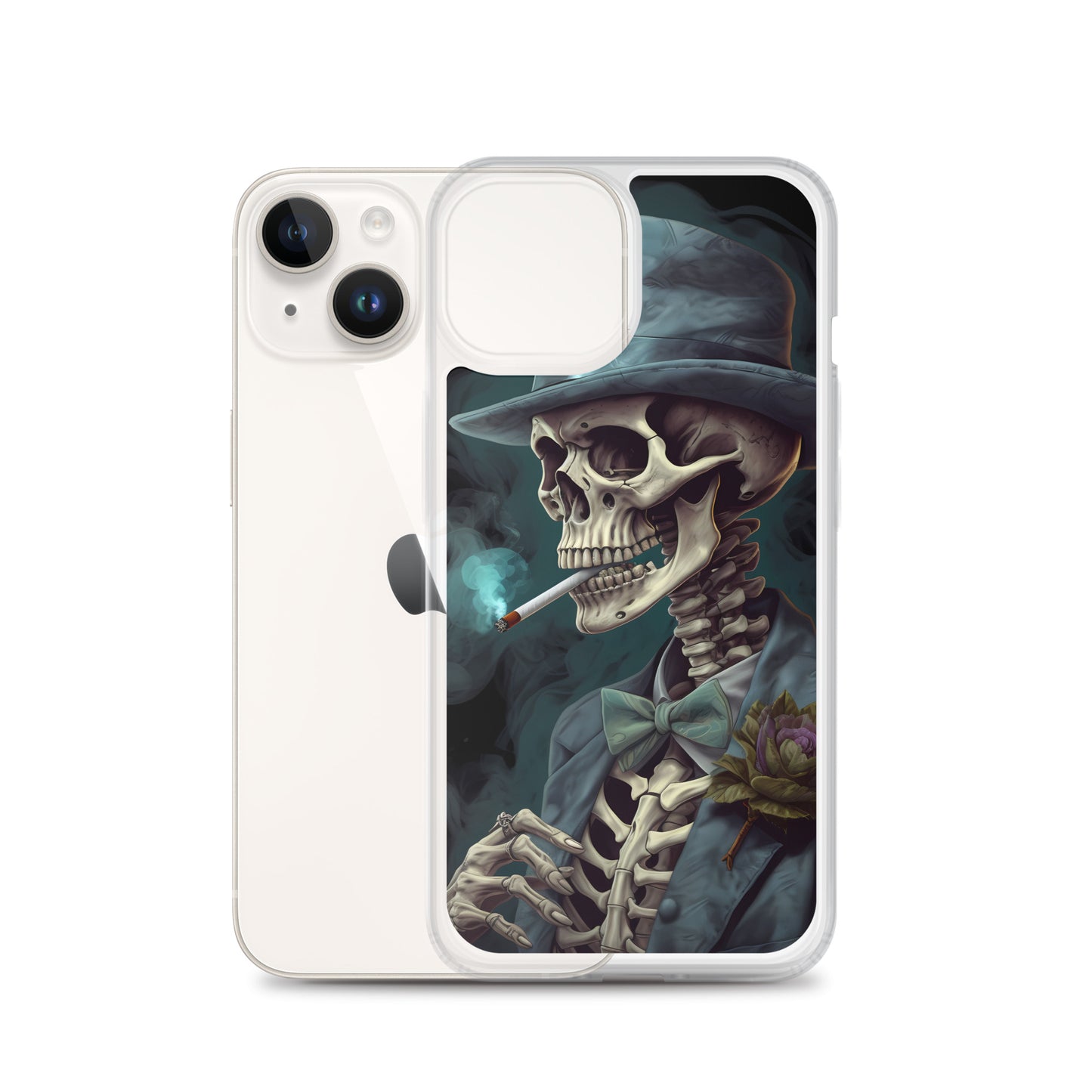 iPhone Case - Skeleton in Smoking Jacket