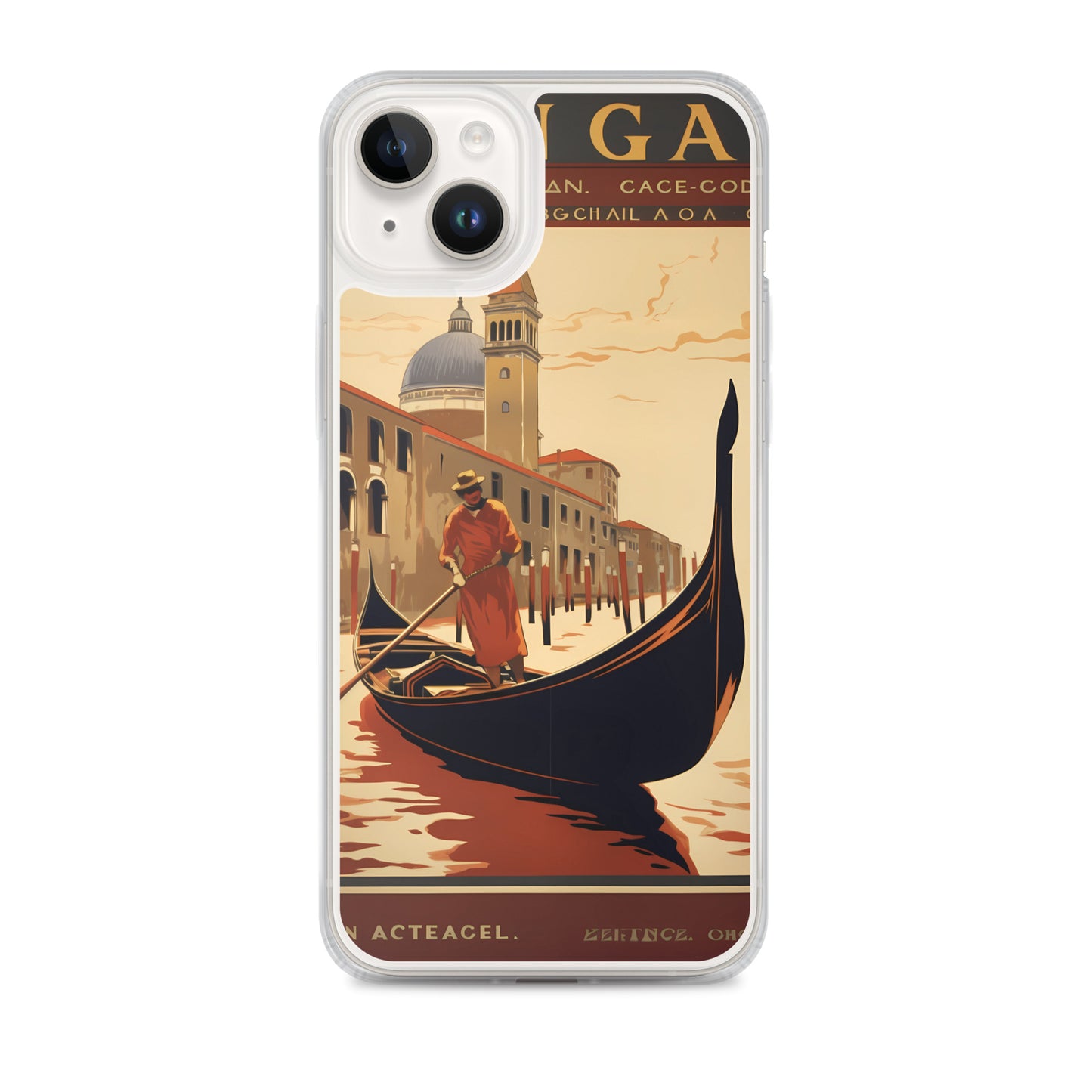 iPhone Case - Vintage Adverts - Venice Gondola