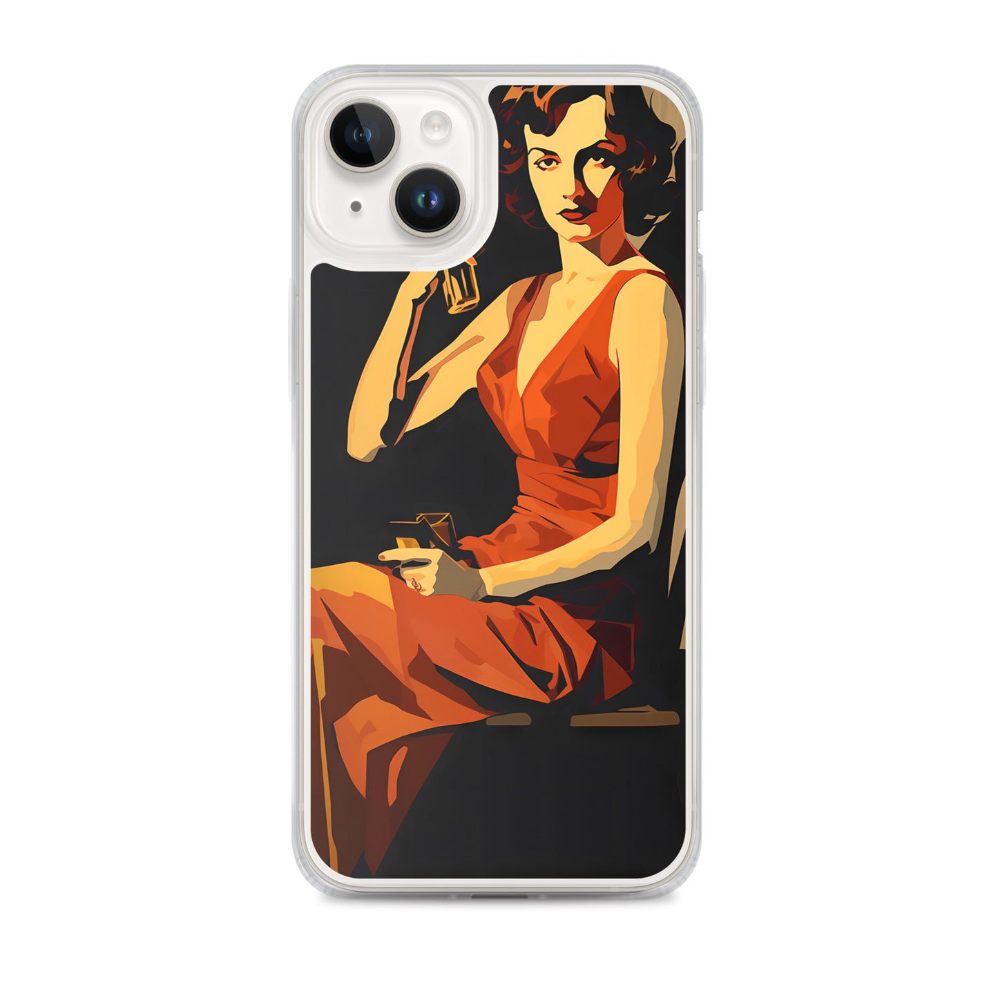 iPhone Case - Vintage Noir Pin-Up