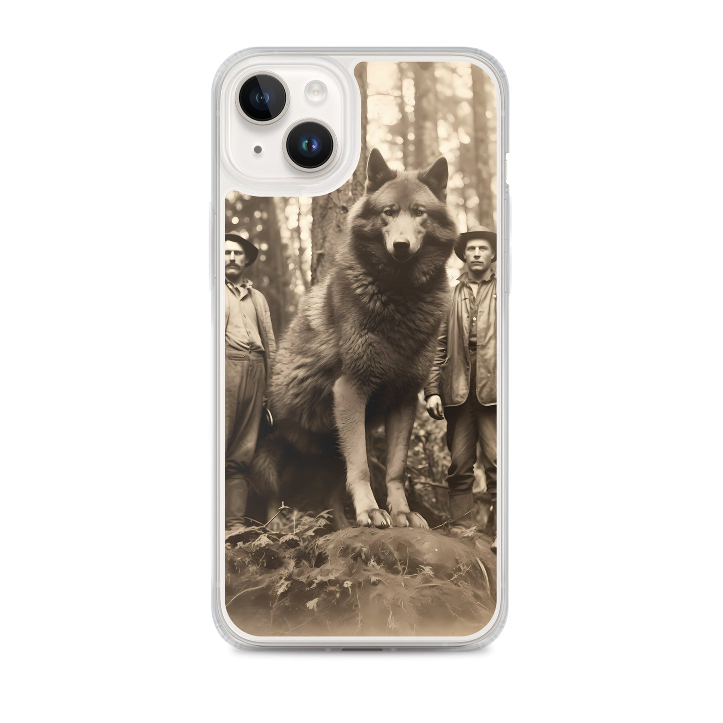 iPhone Case - The Logger and the Wolf