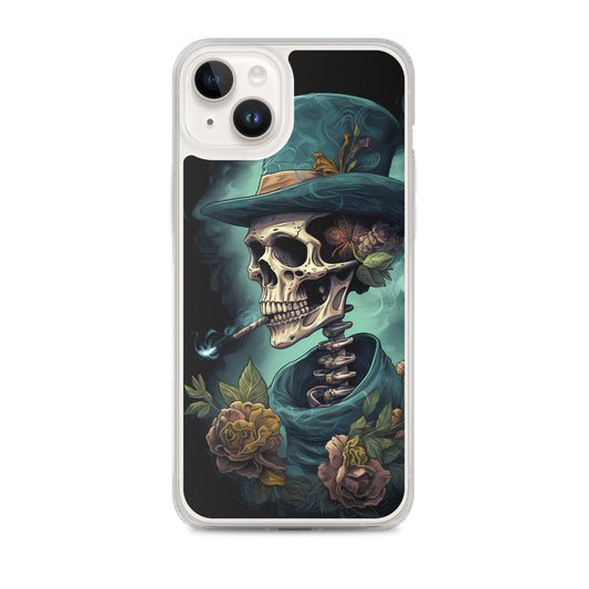 iPhone Case - Gothic Rose Skeleton