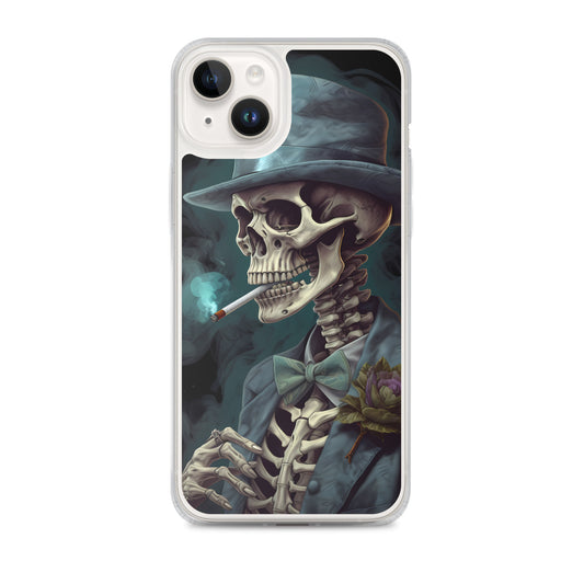 iPhone Case - Skeleton in Smoking Jacket