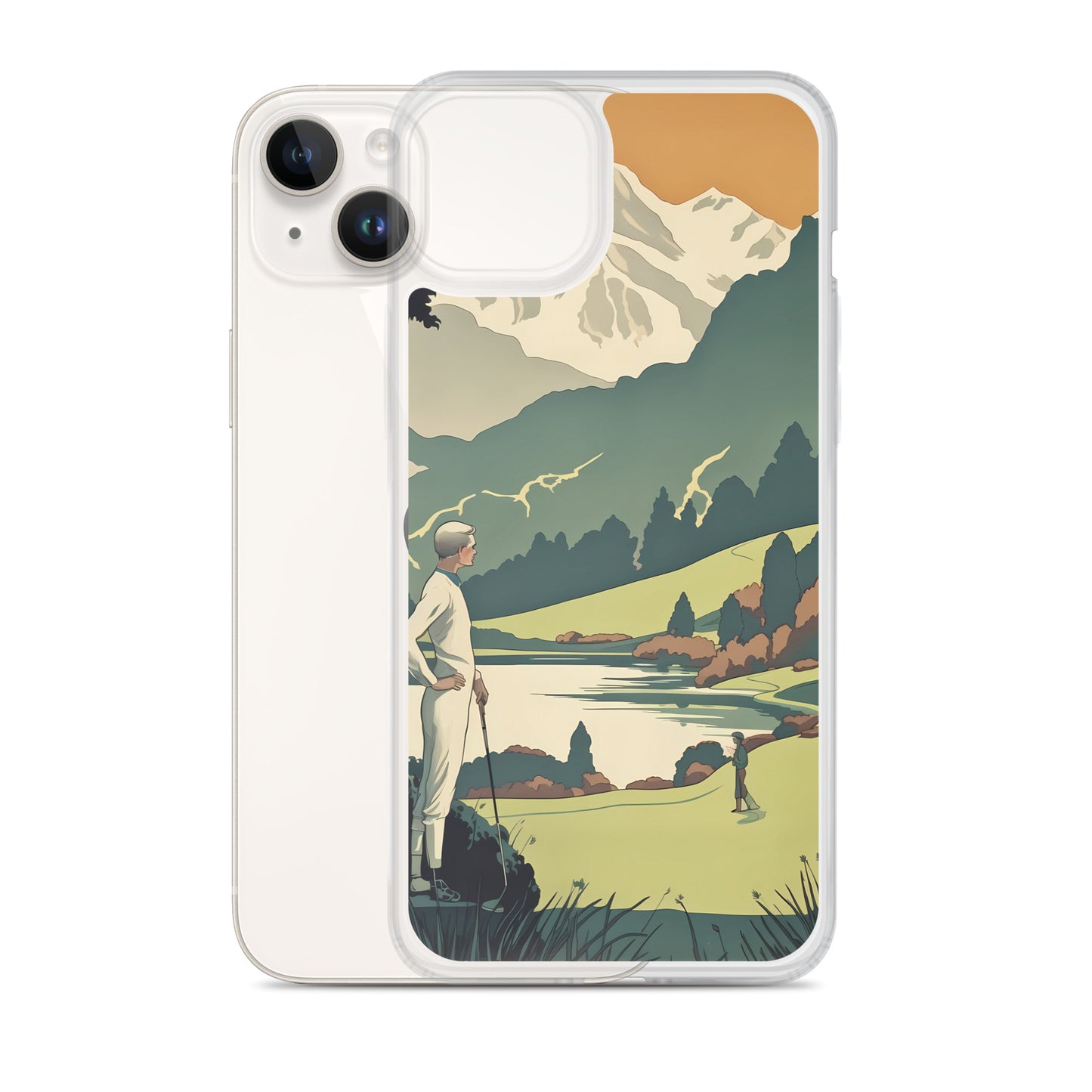 iPhone Case - Vintage Adverts - Mountain Golf