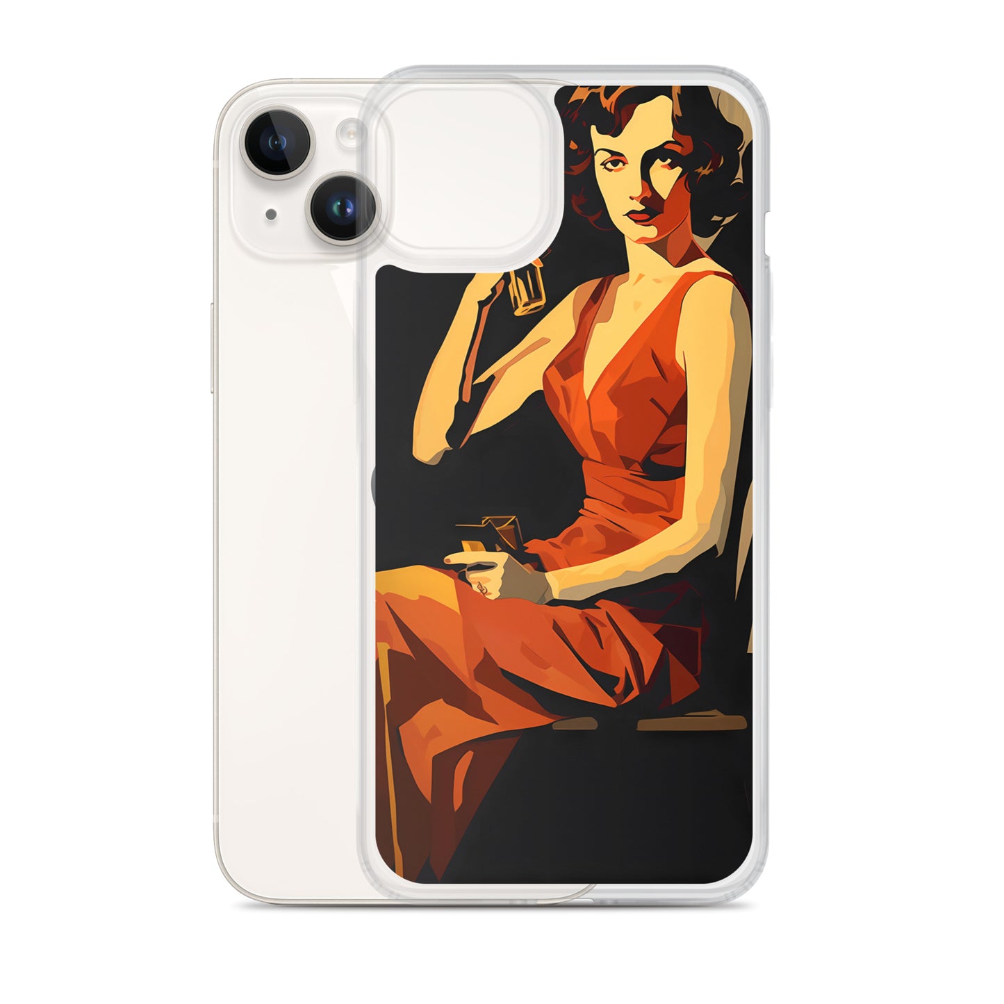 iPhone Case - Vintage Noir Pin-Up