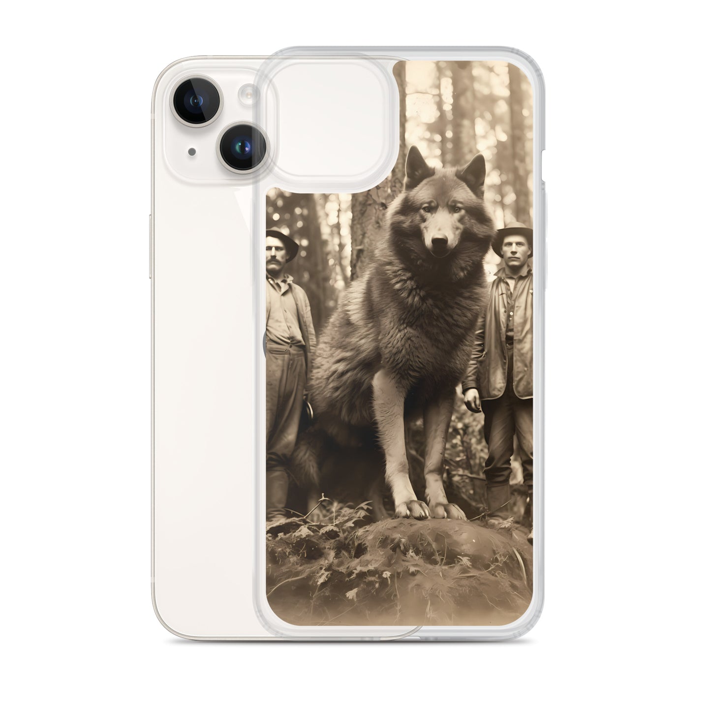 iPhone Case - The Logger and the Wolf