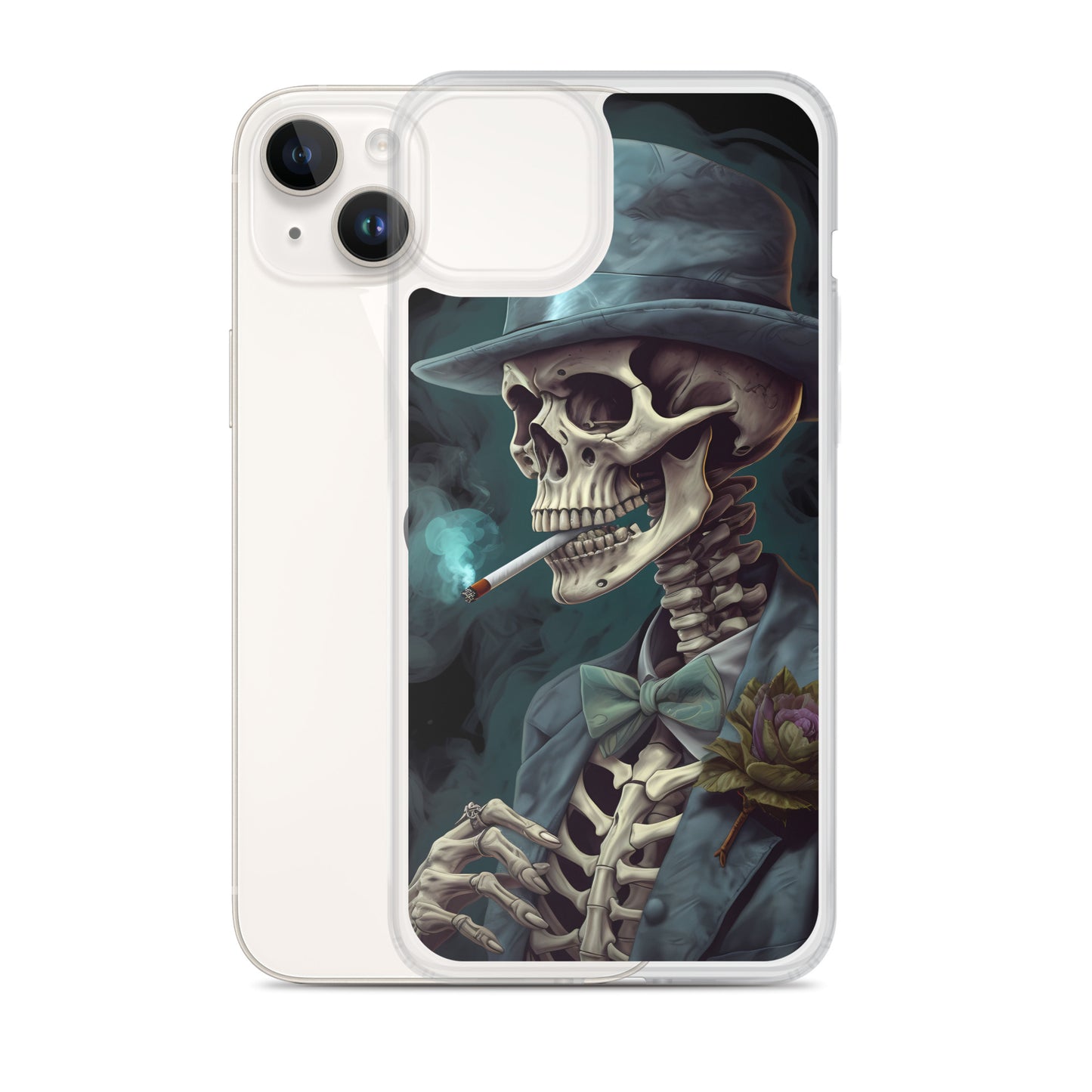 iPhone Case - Skeleton in Smoking Jacket