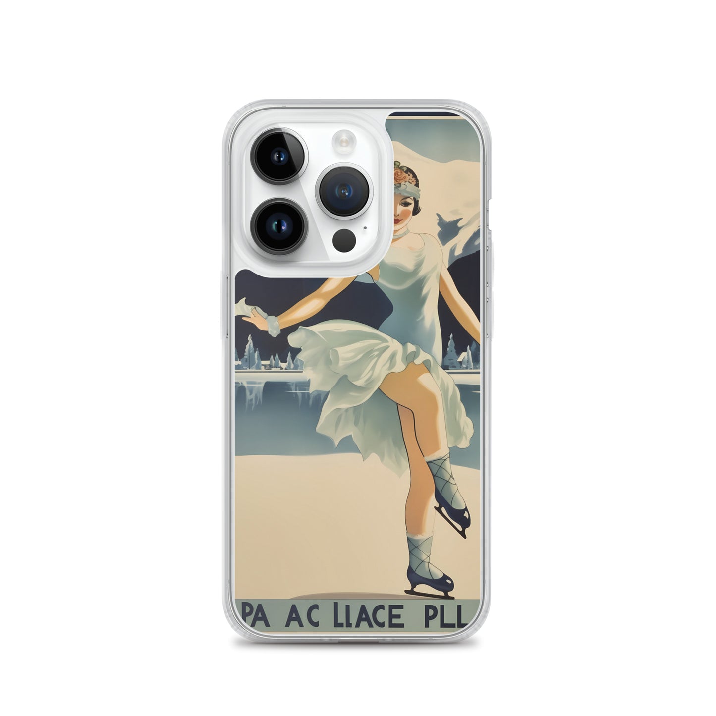 iPhone Case - Vintage Adverts - Lake Placid Skater