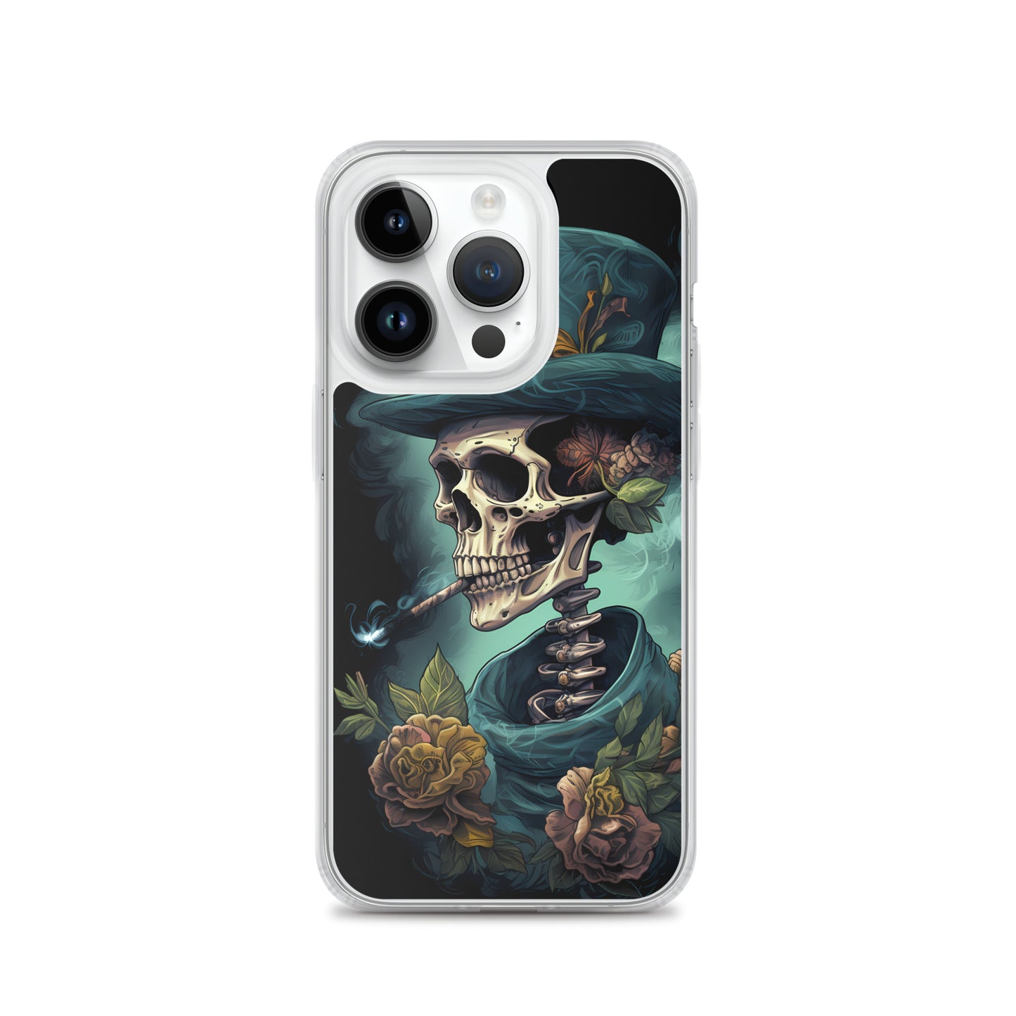 iPhone Case - Gothic Rose Skeleton