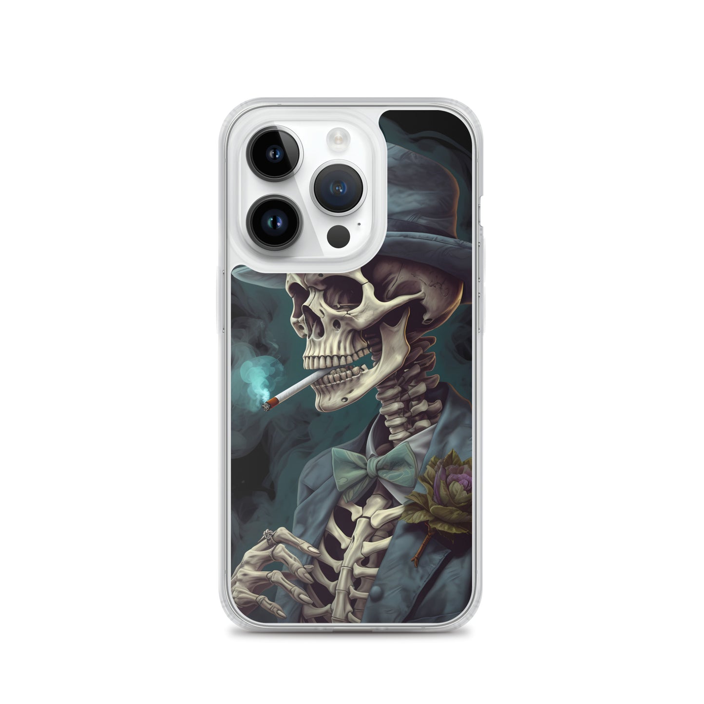 iPhone Case - Skeleton in Smoking Jacket