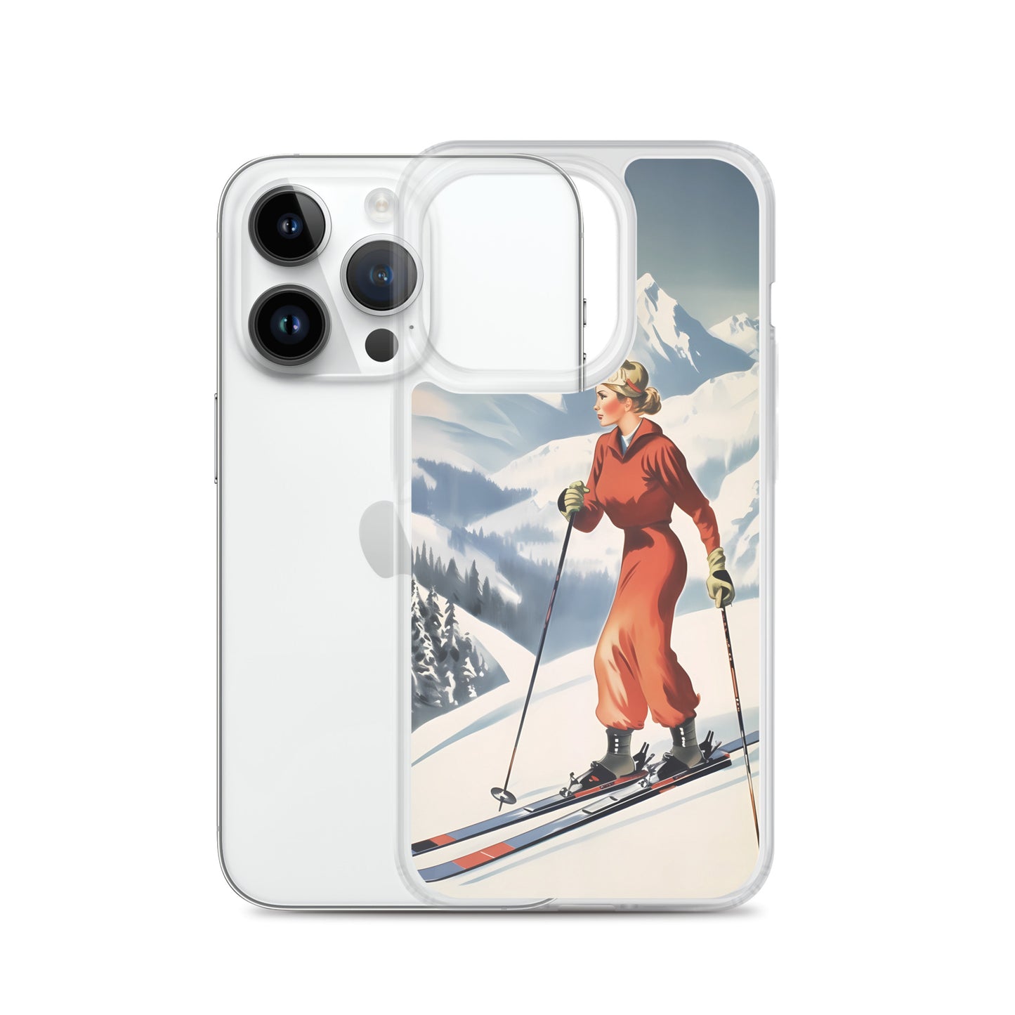 iPhone Case - Vintage Adverts - Skiing