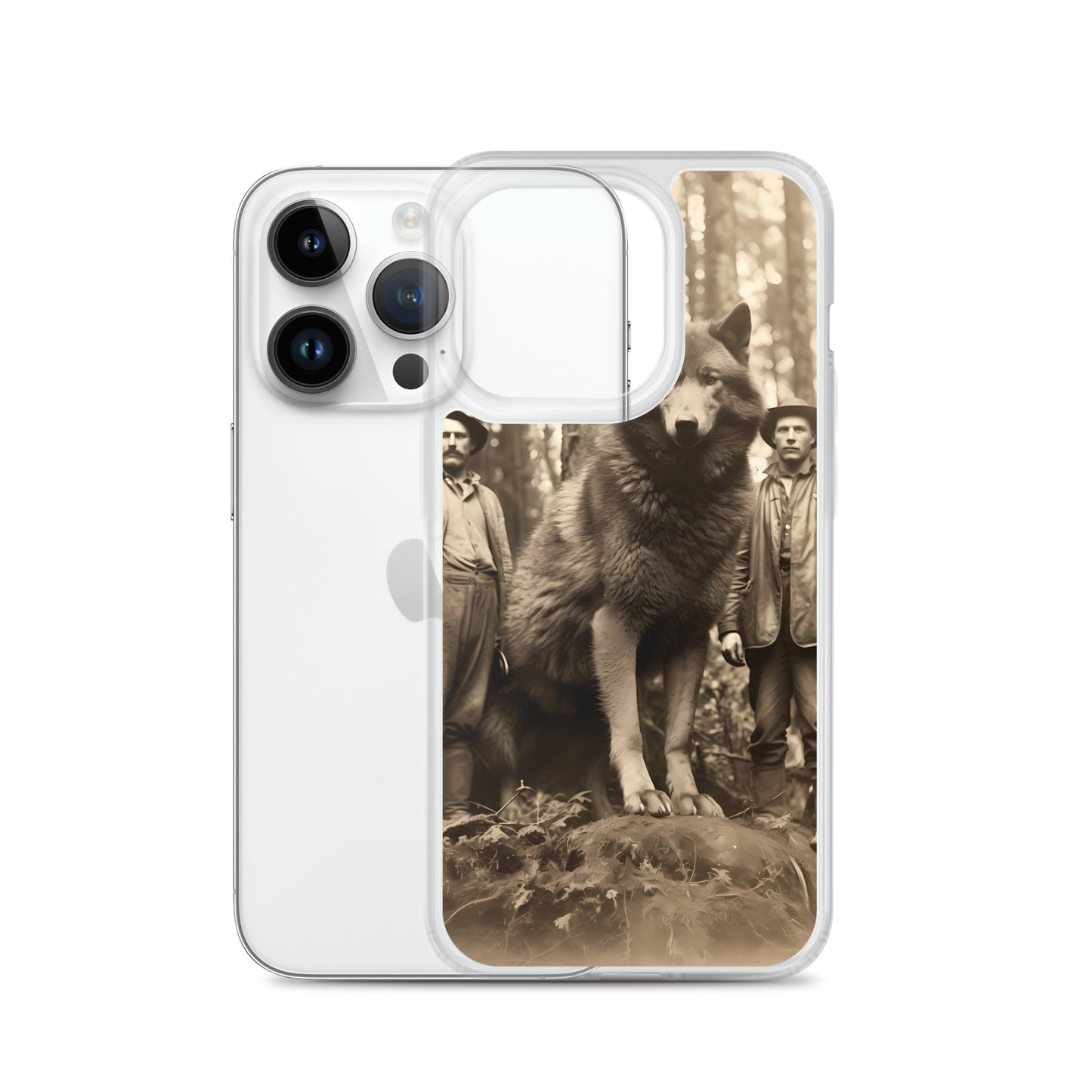 iPhone Case - The Logger and the Wolf