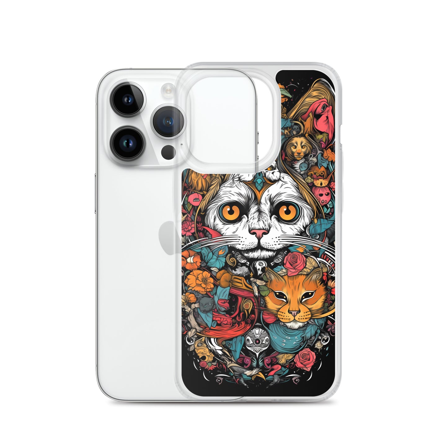 iPhone Case - Whimsical Cat Menagerie