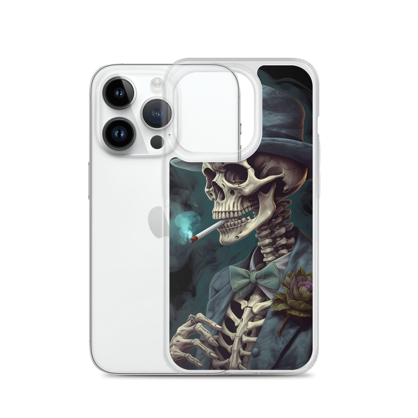 iPhone Case - Skeleton in Smoking Jacket