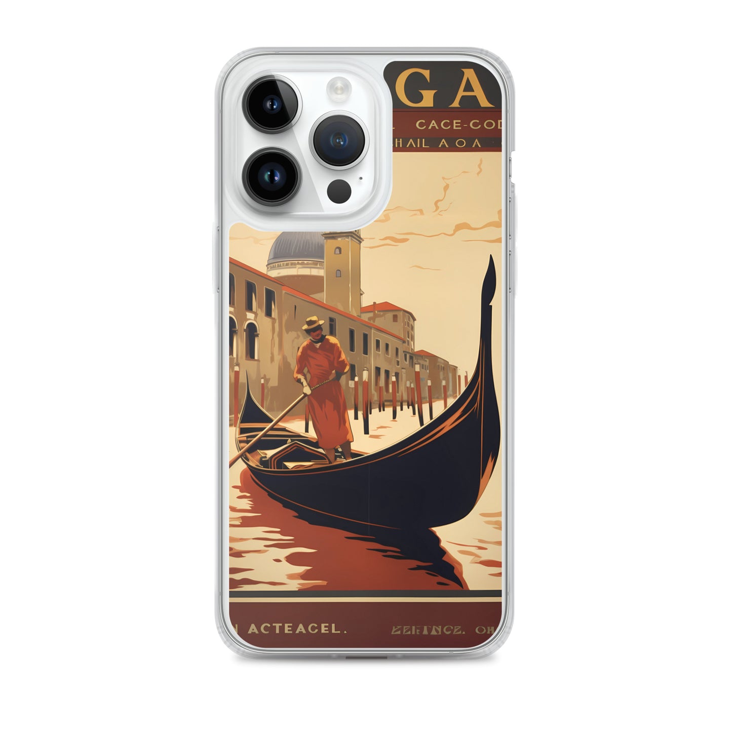 iPhone Case - Vintage Adverts - Venice Gondola