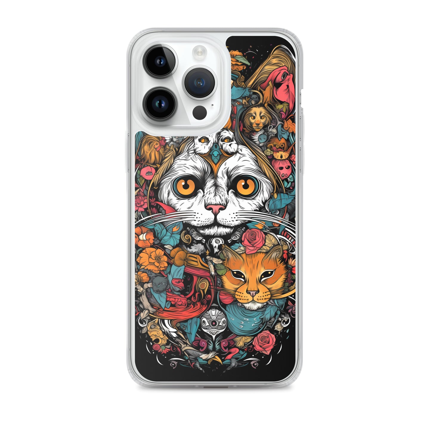 iPhone Case - Whimsical Cat Menagerie