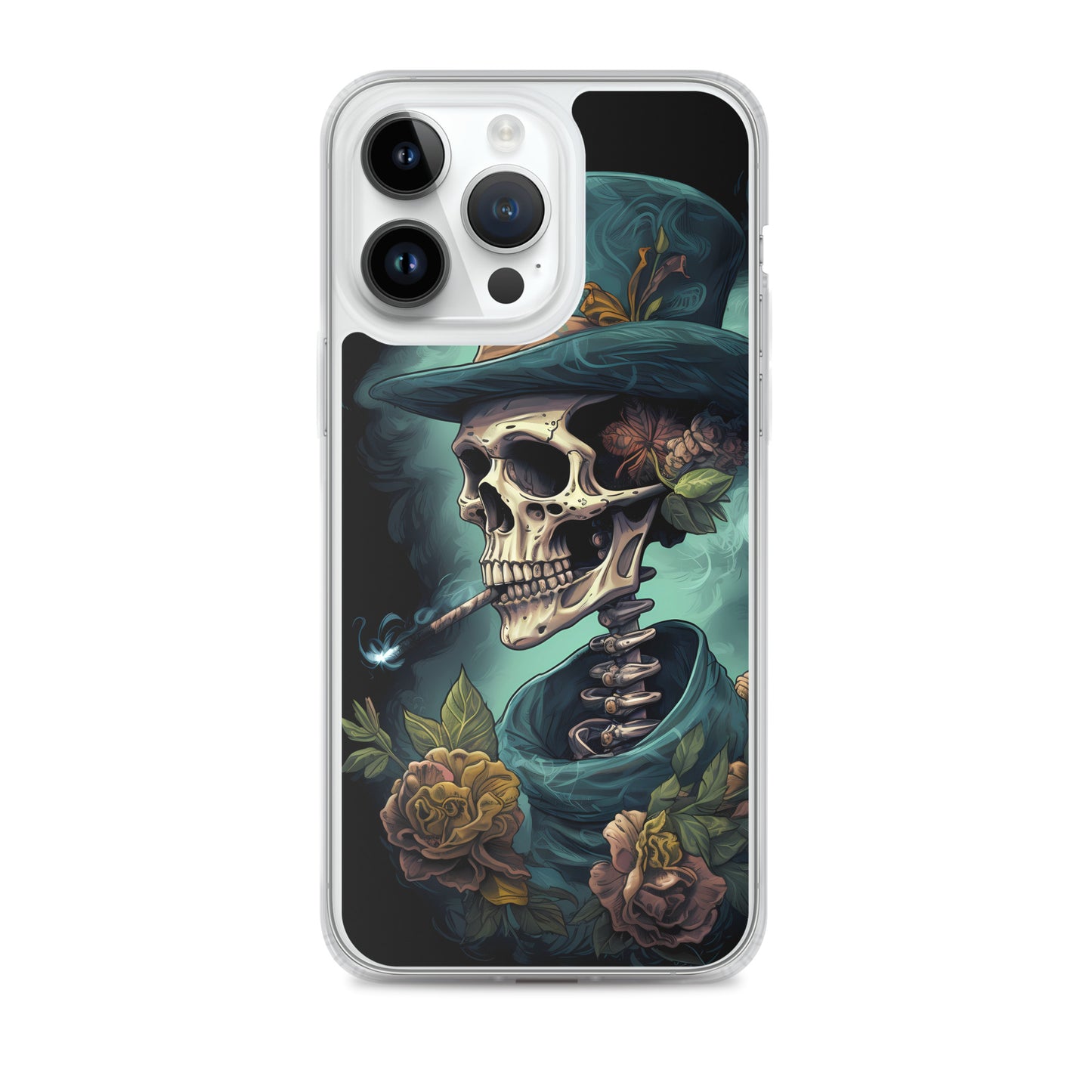 iPhone Case - Gothic Rose Skeleton