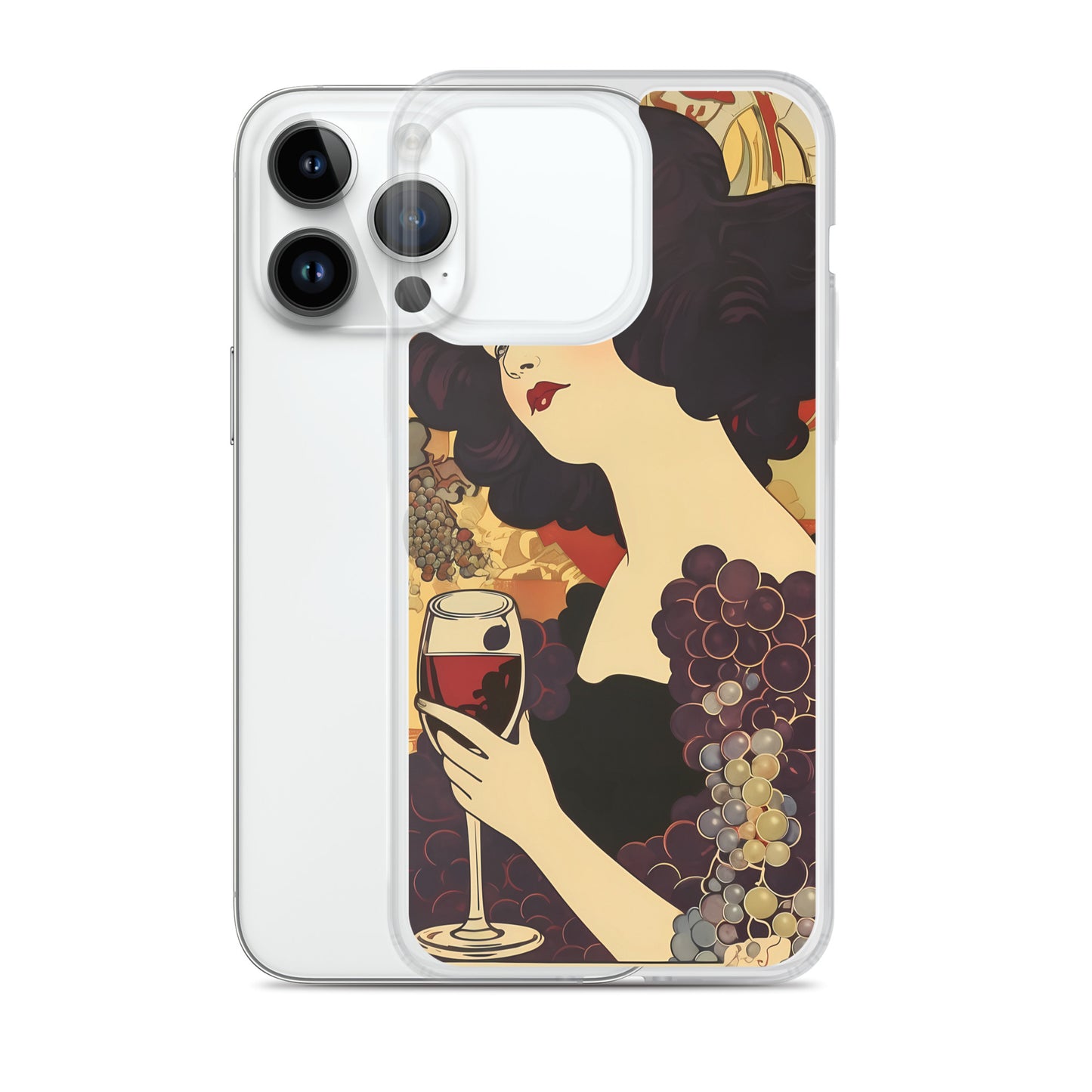 iPhone Case - Vintage Adverts - Wine and Grapes