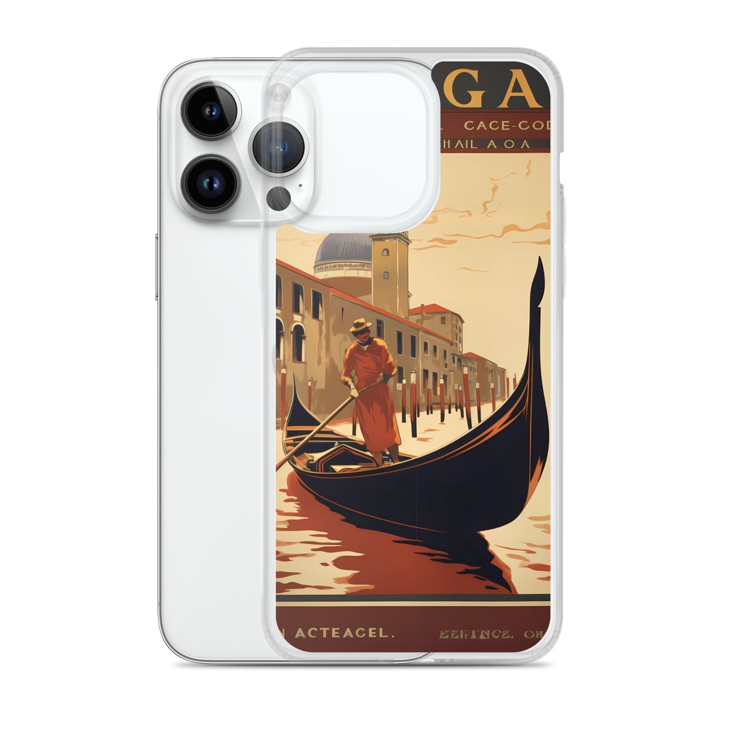 iPhone Case - Vintage Adverts - Venice Gondola