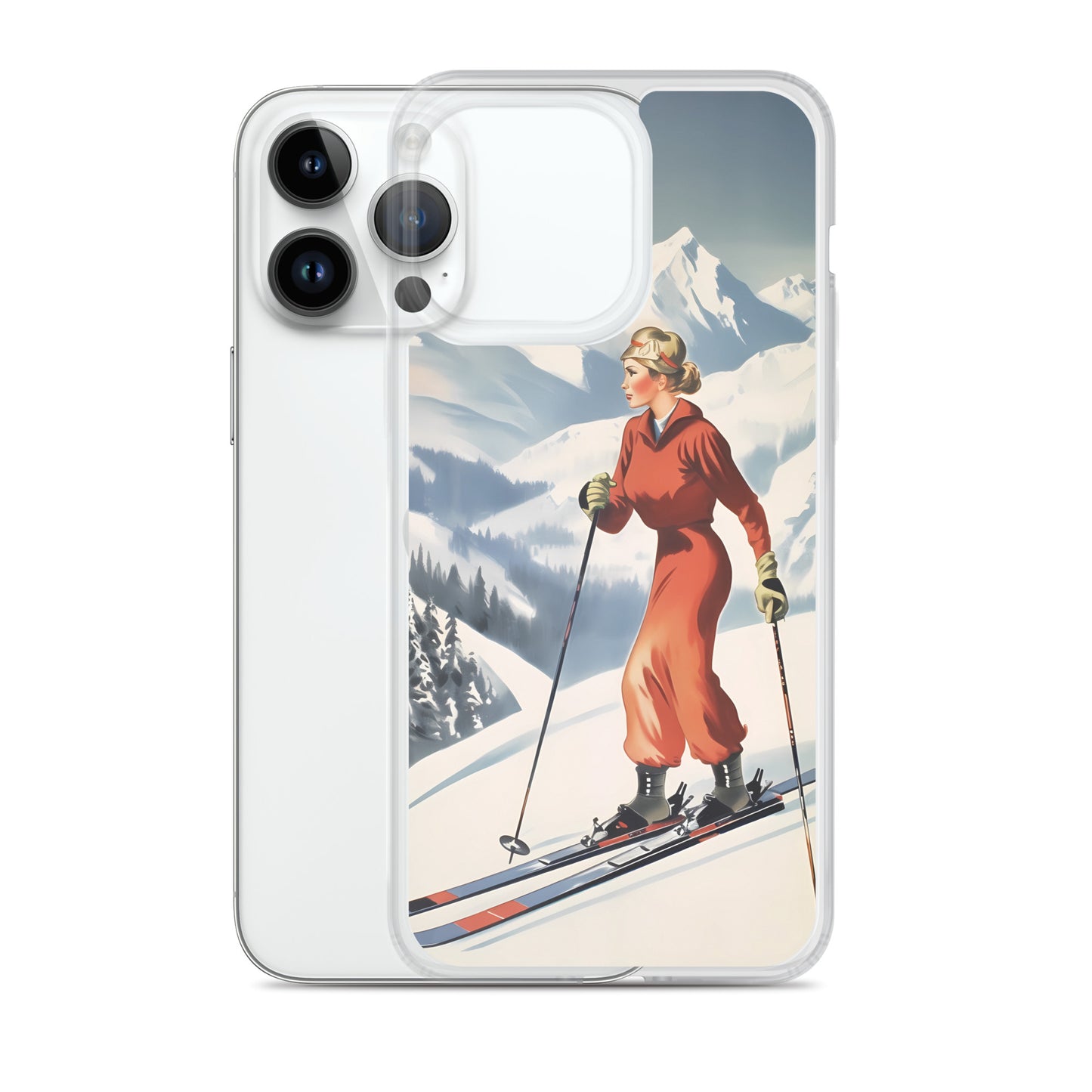 iPhone Case - Vintage Adverts - Skiing