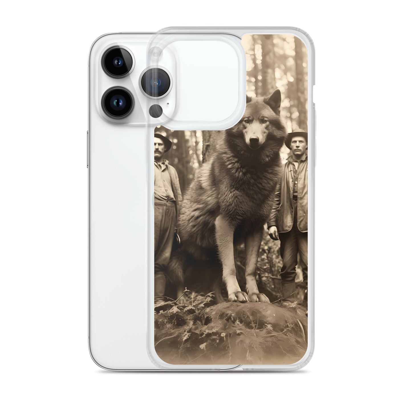 iPhone Case - The Logger and the Wolf