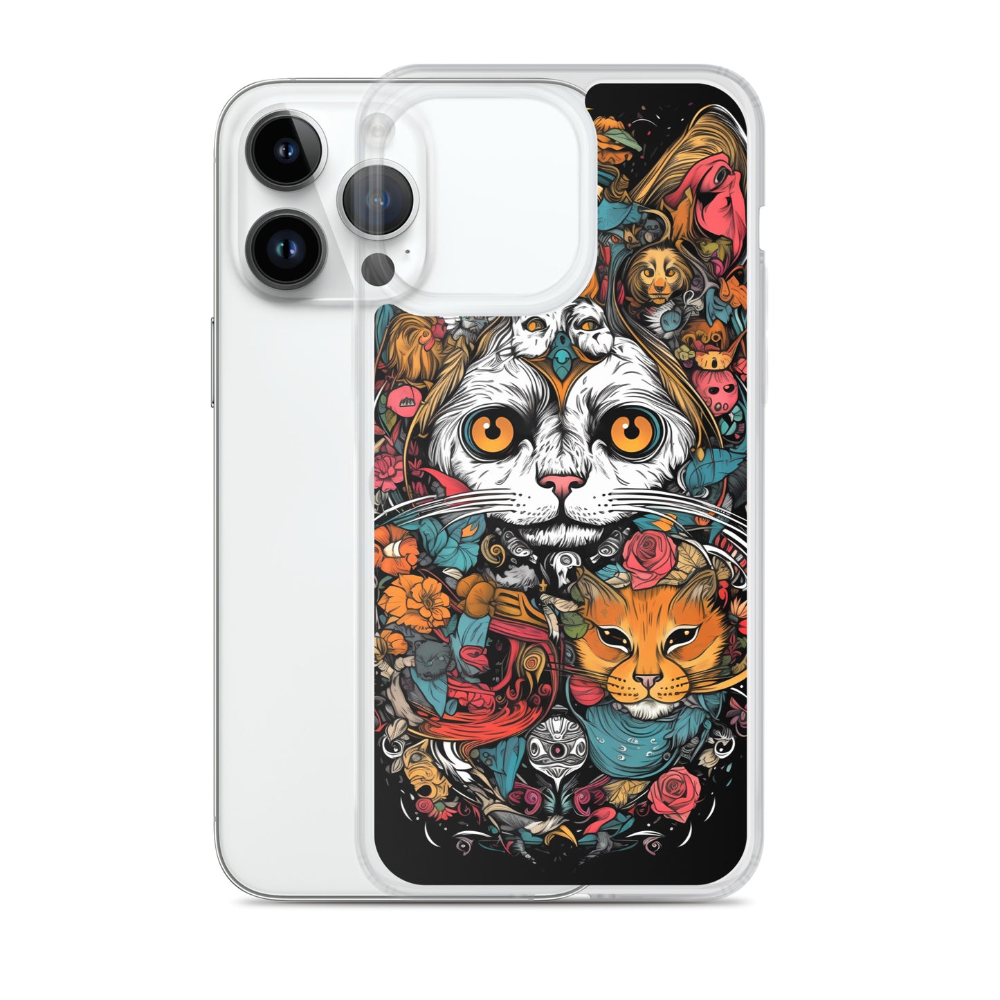 iPhone Case - Whimsical Cat Menagerie