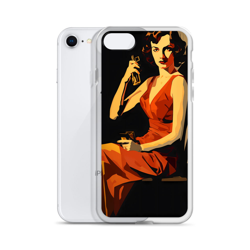 iPhone Case - Vintage Noir Pin-Up