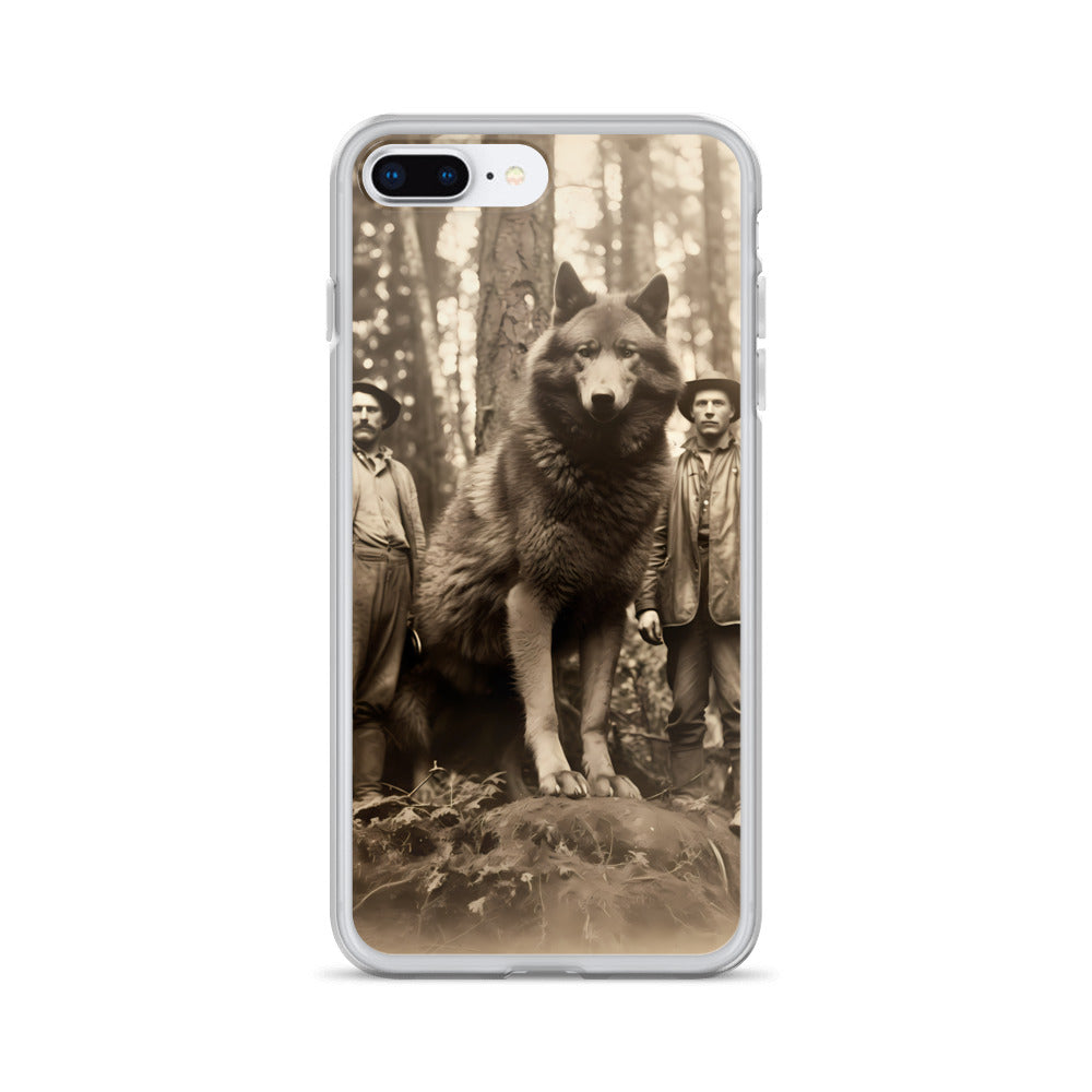 iPhone Case - The Logger and the Wolf