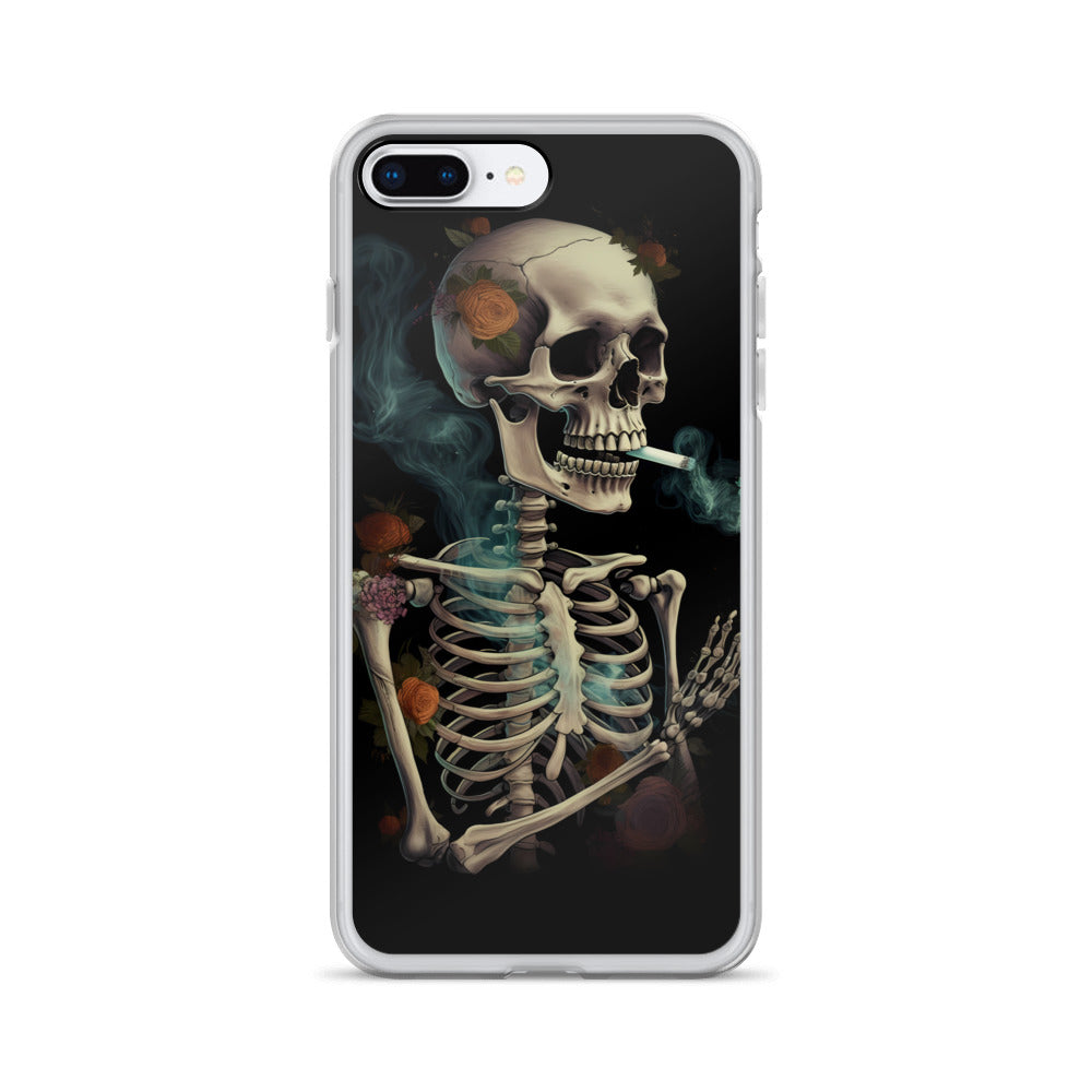 iPhone Case - Smoking Skeleton Dreams