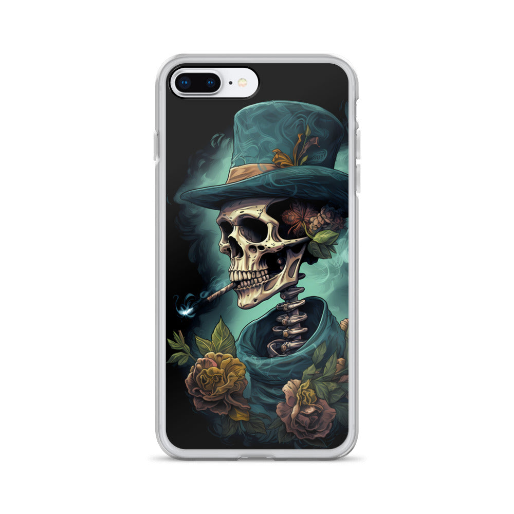 iPhone Case - Gothic Rose Skeleton