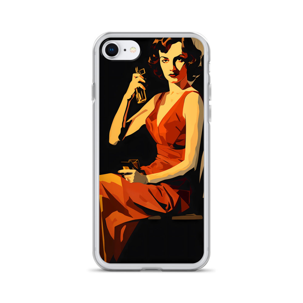 iPhone Case - Vintage Noir Pin-Up