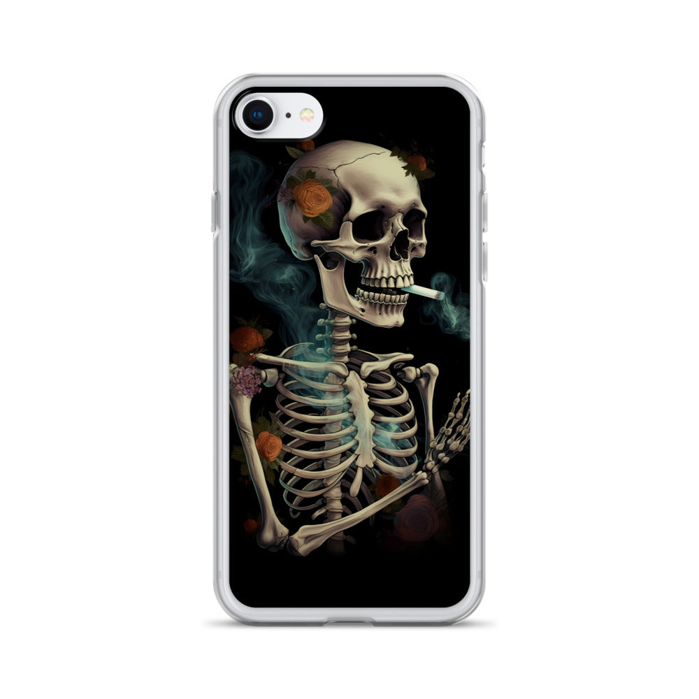 iPhone Case - Smoking Skeleton Dreams