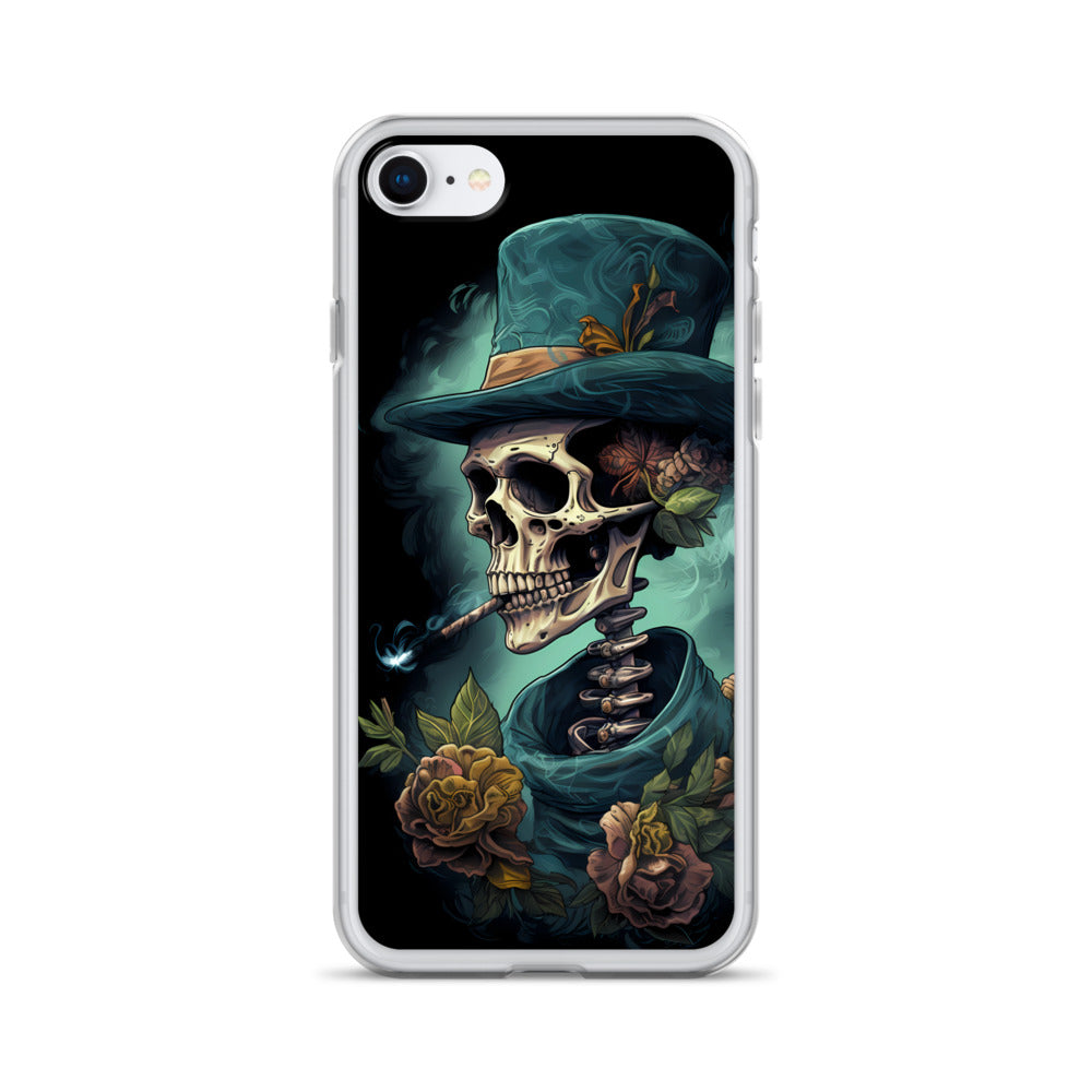 iPhone Case - Gothic Rose Skeleton