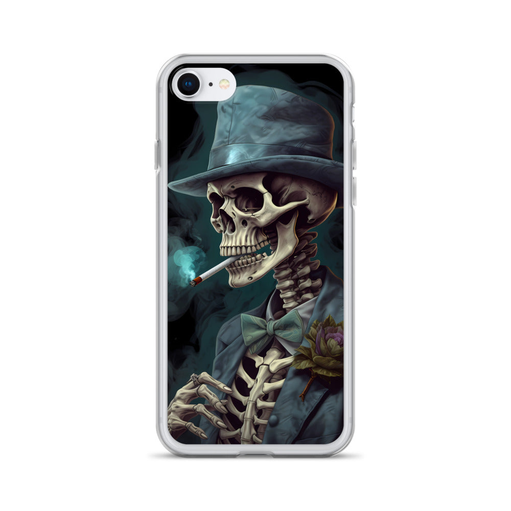 iPhone Case - Skeleton in Smoking Jacket