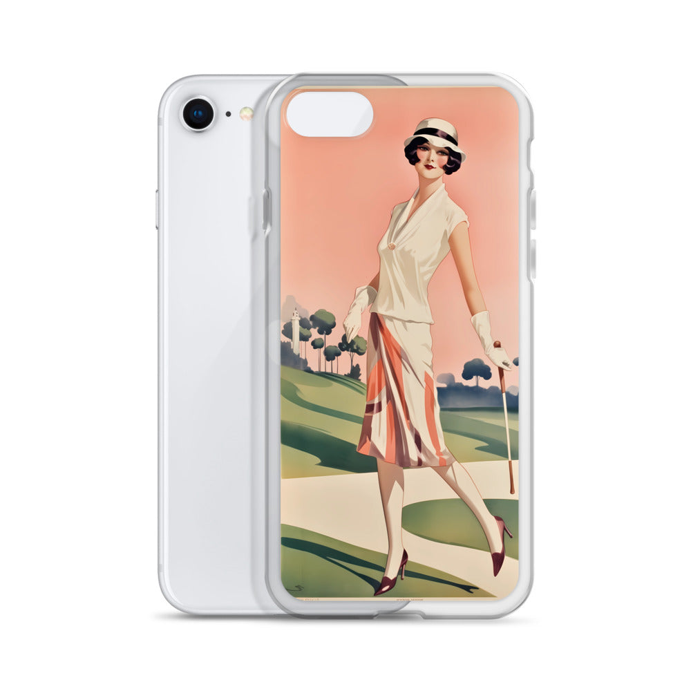 iPhone Case - Vintage Advert - Golfing Woman