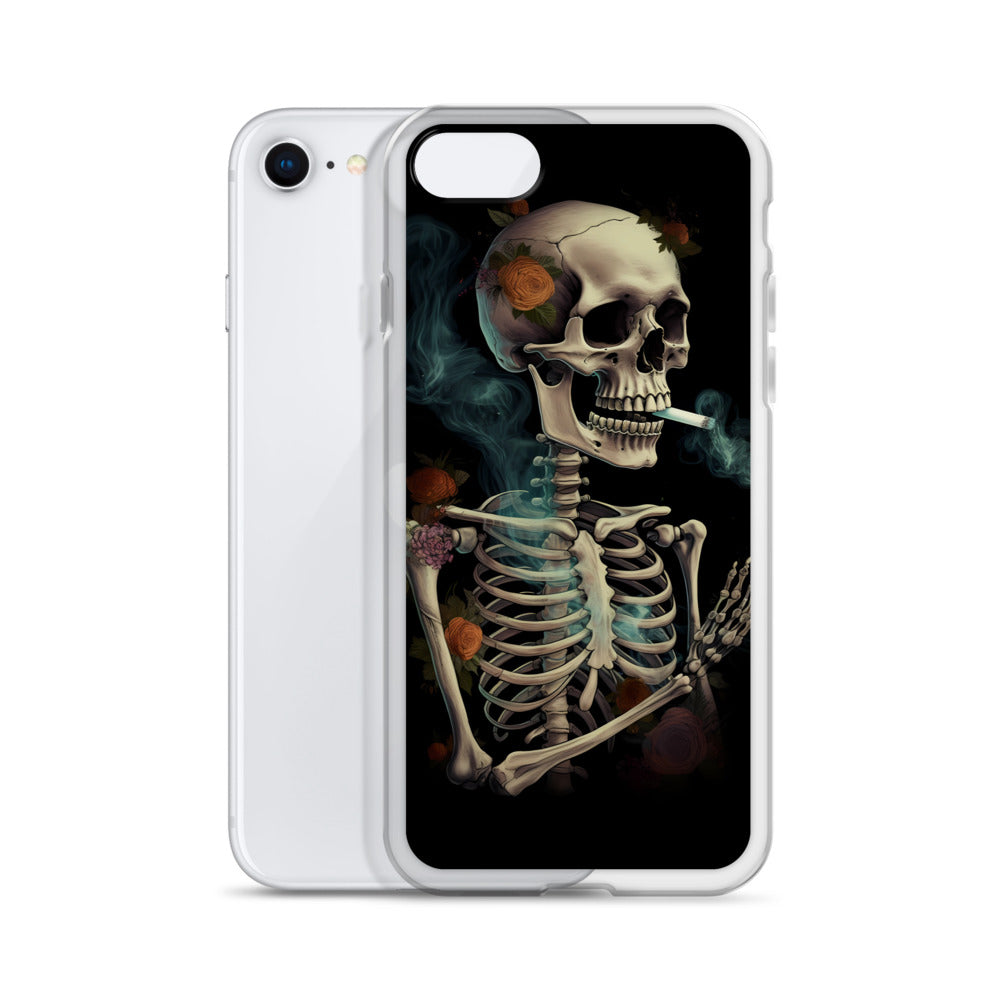 iPhone Case - Smoking Skeleton Dreams